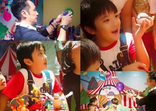 吴镇宇儿子费曼庆生